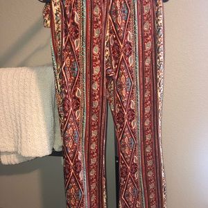 Flare stretch pants